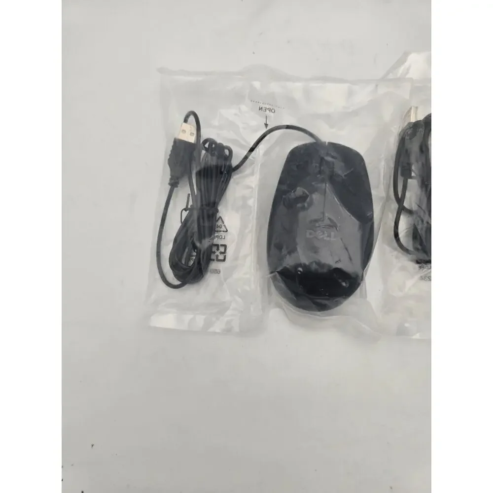 ☀️ New in Original Packaging, Dell Optical Mouse DP/N: 09RRC7 Lot Of 2